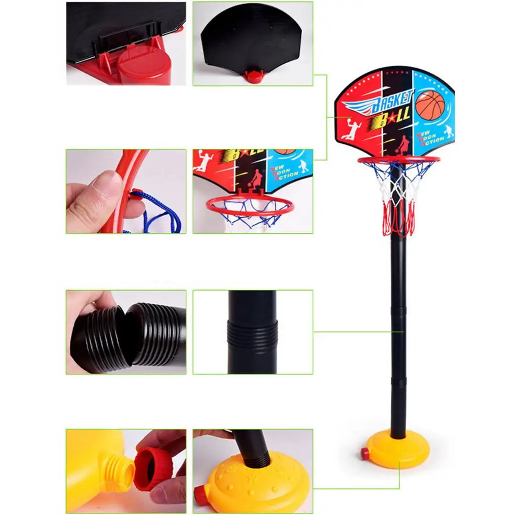 Indoor Outdoor Football Basketball Net Goal Post Kids Childrens Sport Game