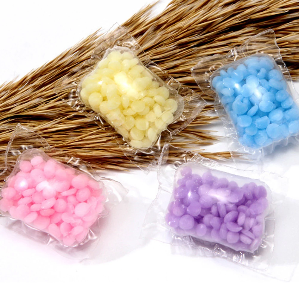 100Pcs Detergent Liquid Capsule Ball Anti Static Laundry Scent Booster Beads Lasting Household Cleaning Tools