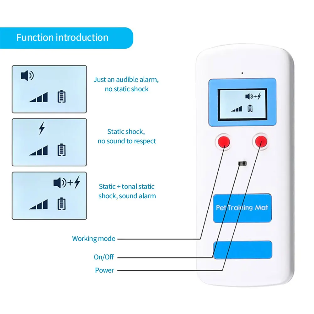 3 Sizes Pet Dog Training Mat Electric Safe Mat Indoor Shock Scat Keep-Away Mat For Dog Puppy Cats Trainning Pet Supplies