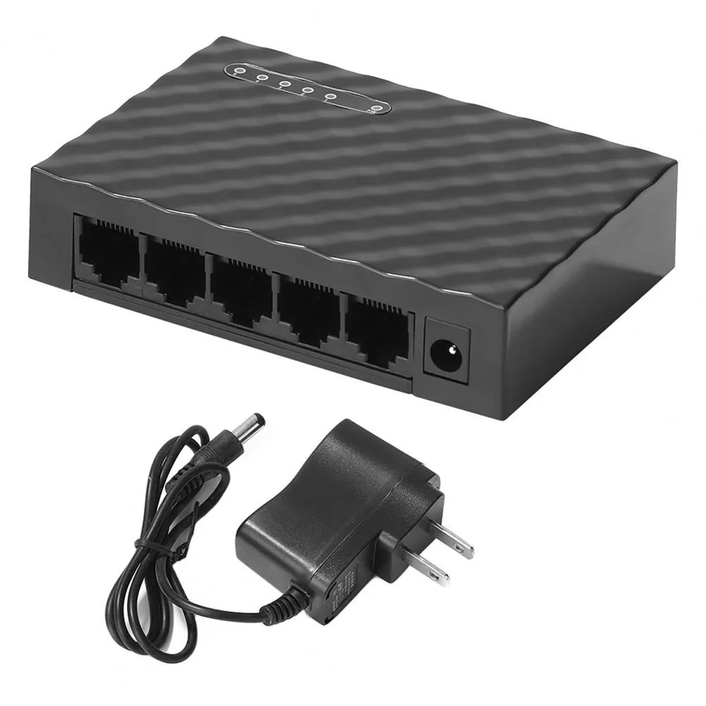 5-портовый 1000 Мбит/с Gigabit Ethernet, быстрый Интернет-ретранслятор LAN, концентратор, быстрый RJ45, Ethernet-коммутатор, коммутационный концентратор локальной сети для домашнего монитора