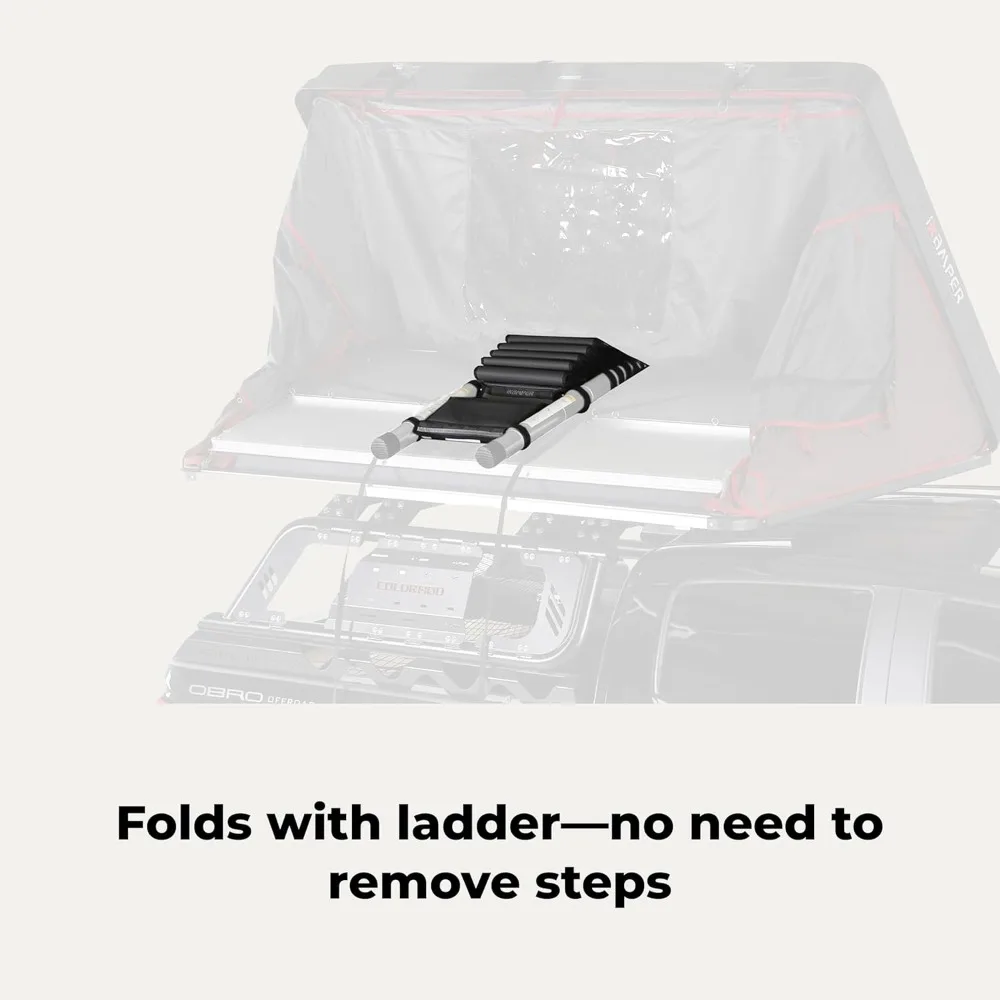 HC Steps | Ladder Step Covers for Rooftop Tents  Fits Most Telescoping Ladders| Anti-Slip, All-Weather Grip  Great for Adults