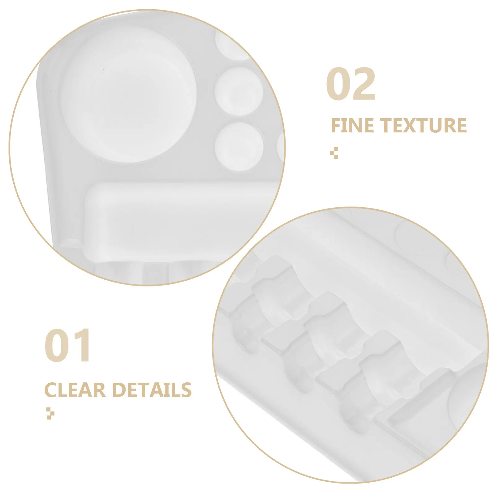 

12Pcs Plastic Ink Palette for Tattoo Supplies Disposable Color Containers Leak-Proof Pigment Trays for Salon and DIY Use