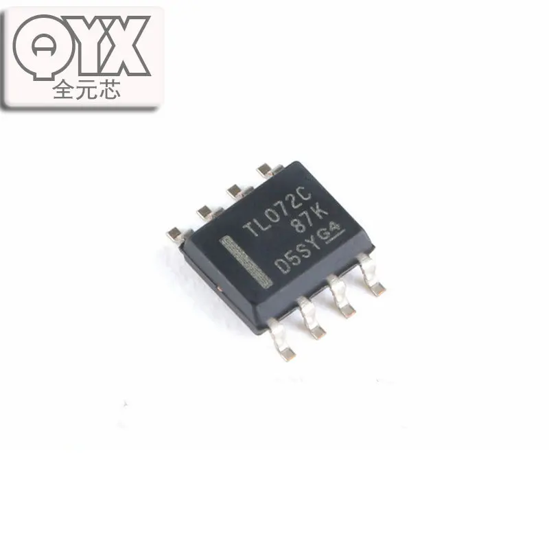 20PCS/LOT TL072CDR 072C TL072CDT SOP-8 4MHZ Dual operational amplifier