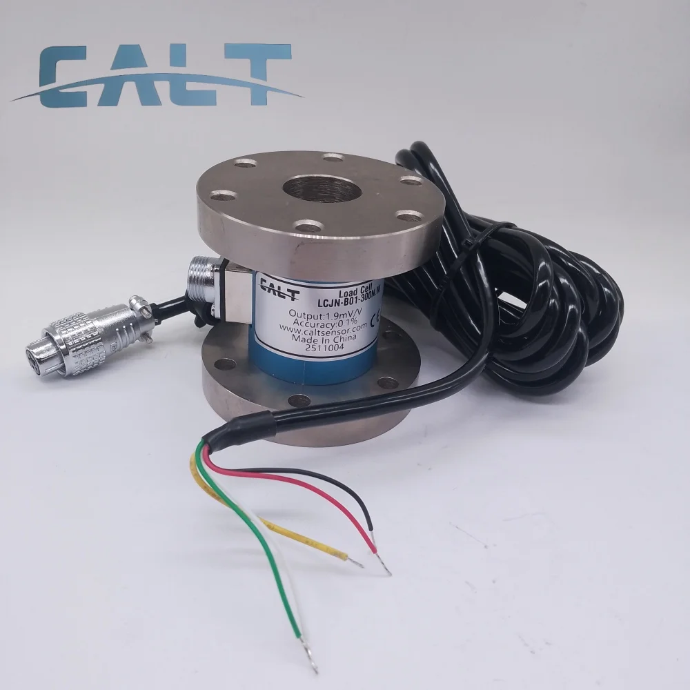 CALT LCJN-B01-300N.M Load Cell Torque Tester 0-200N.m  Flange Type Static Rotary Torsional Torque Sensor