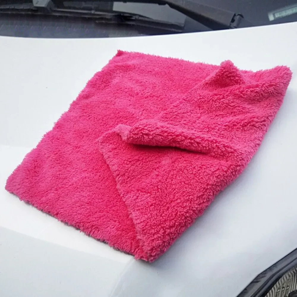 350GSM 30X40CM Premium Microfiber Car Detailing Super AbsorbentTowel Ultra Soft Edgeless Car Washing Drying Towel