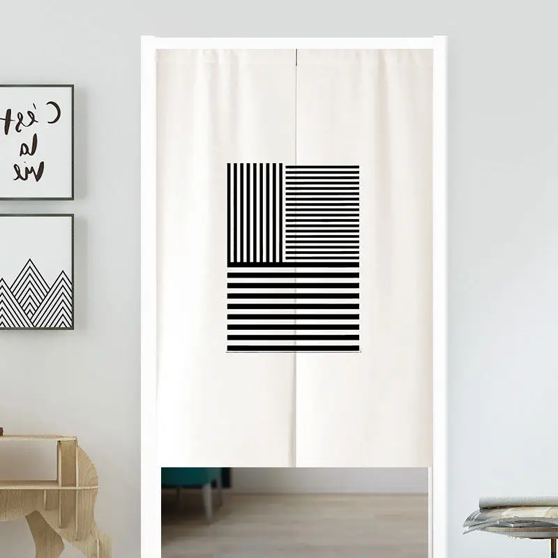 VIKAMA Minimalist Drapery for Bedrooms and Bathrooms Hole-Free Privacy Curtains Rod-Mounted Kitchen Half-Curtains Home Decor