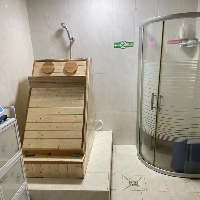 Solid wood steam box, beauty salon, sauna room, sweat box, single steam wet steam room