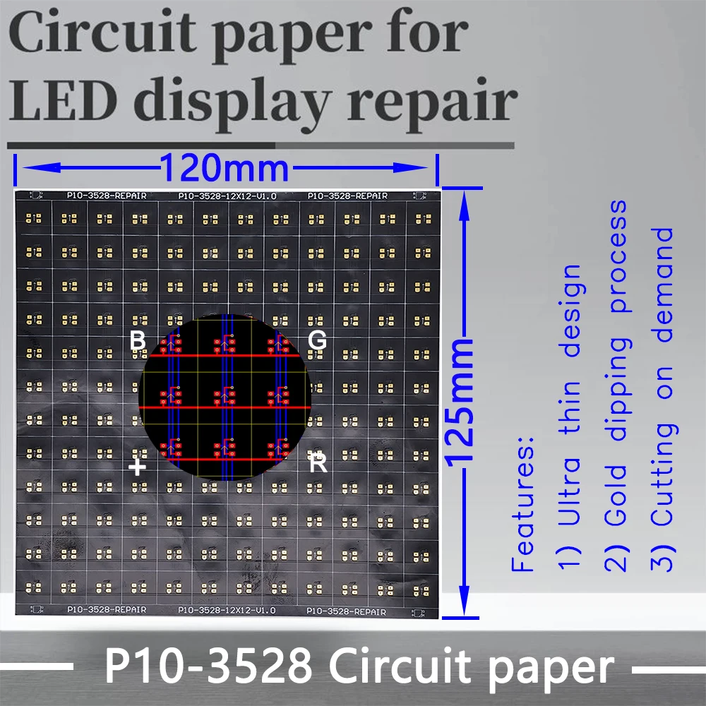 P10-3528 Circuit Paper，120X125mm ,Used for repairing damaged PCB pads