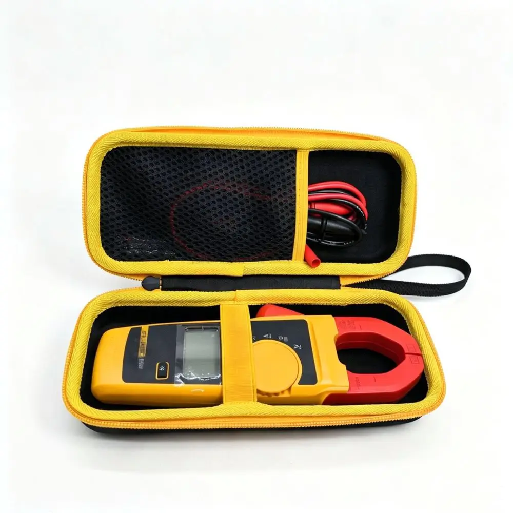 Protective EVA Storage Bag For Fluke 323 324 325 302 303 305 Clamp Multimeter Portable Travel Carrying Case Hard Organizer