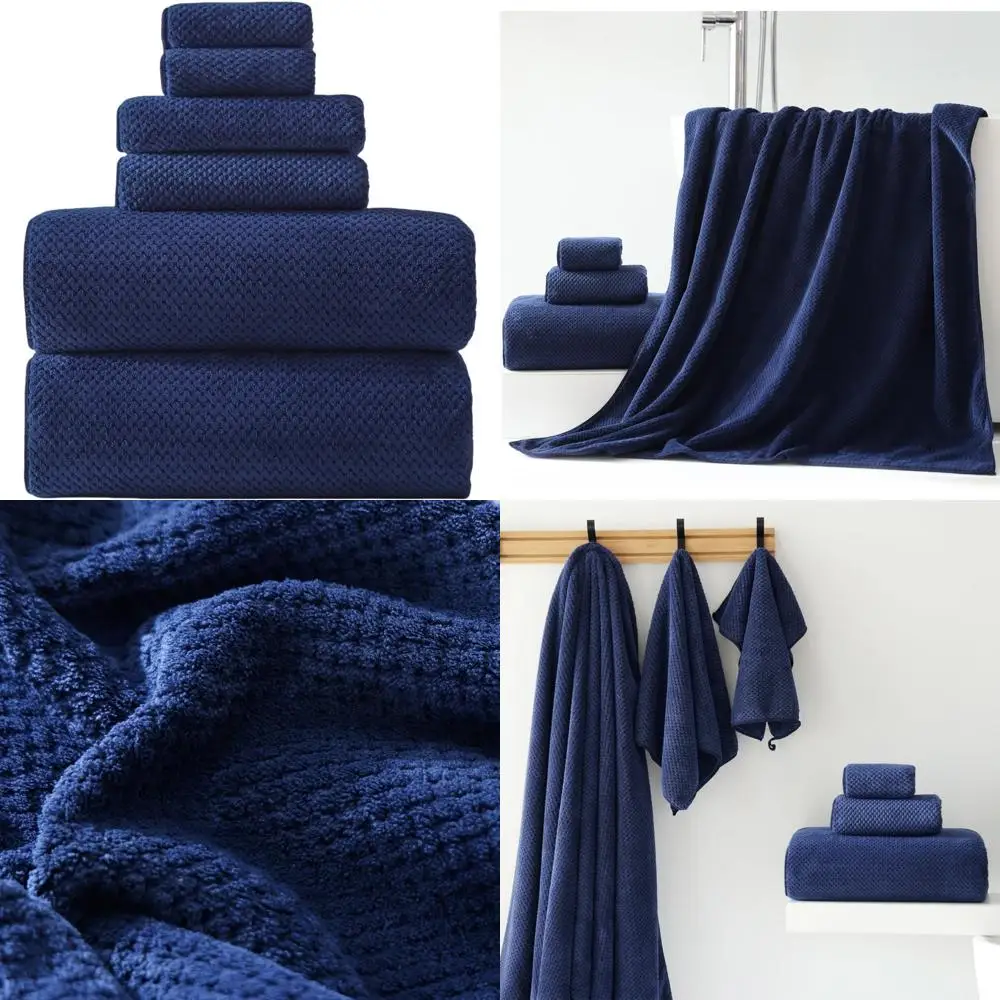 

Luxury Oversized Bath Sheets for Adults - 40x80 Inches, Super Soft, Absorbent, Quick Drying Microfiber Towels