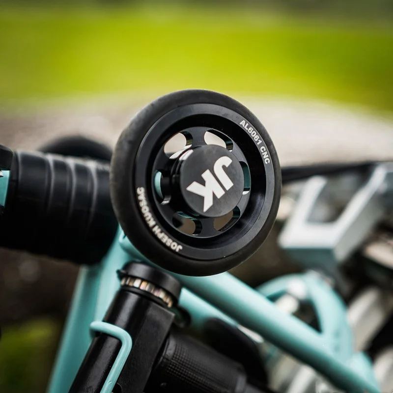 Joseph kuosac new easy wheel for Brompton bike push wheel 60mm Aluminum alloy hollow easywheel