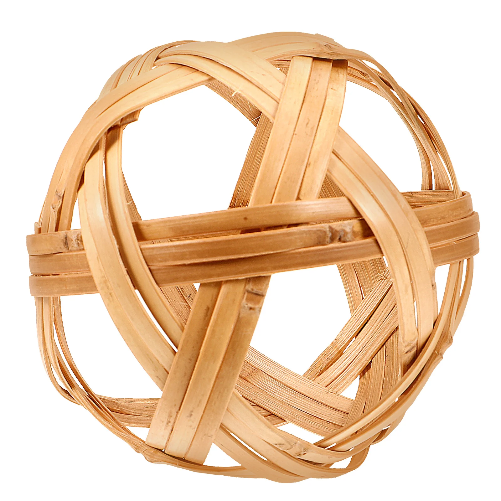 

Braided Cuju Balls 10cm Diameter Exquisite Woven Decorative Bamboo Balls Kids Toy Home Adornment Football Supplies