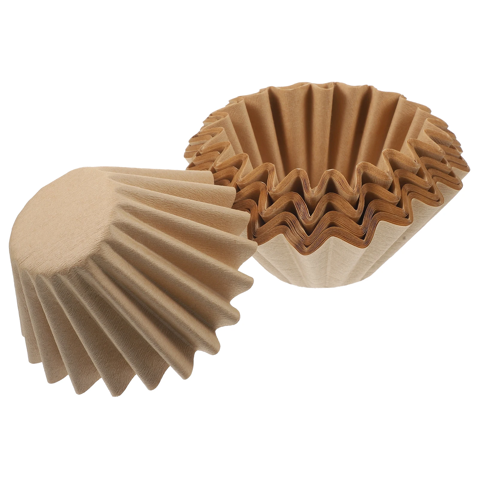 

50 pcs Paper Large White Ripple for Hand Drip Coffee Maker Home Office Kitchen Filter Paper Cups For Coffee Bar Supplies