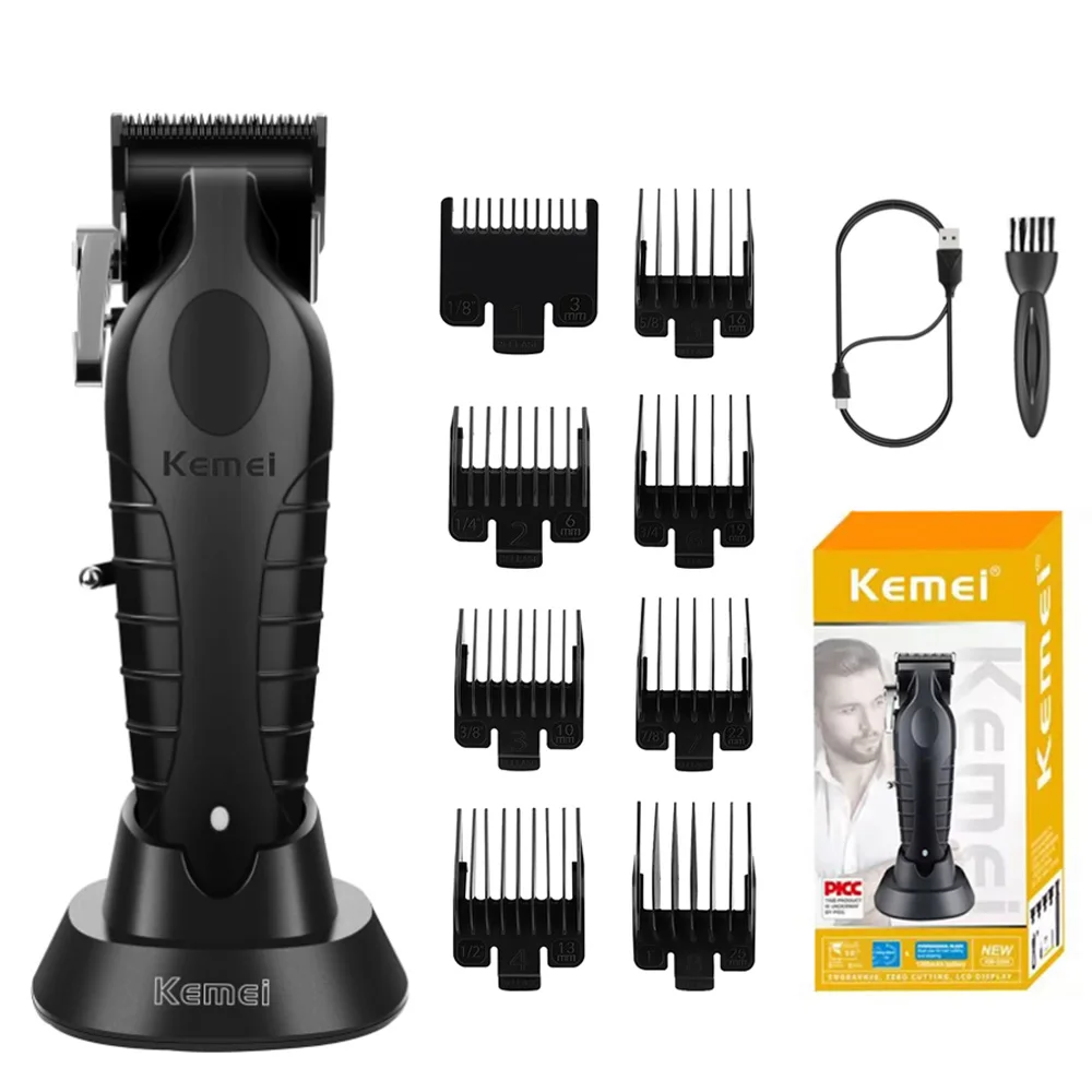 

2296 Professional Hair Clippers for Men Cord/Cordless Hair Cutting Kits Hair & Beard Trimmer Blade Barber Clipper with USB
