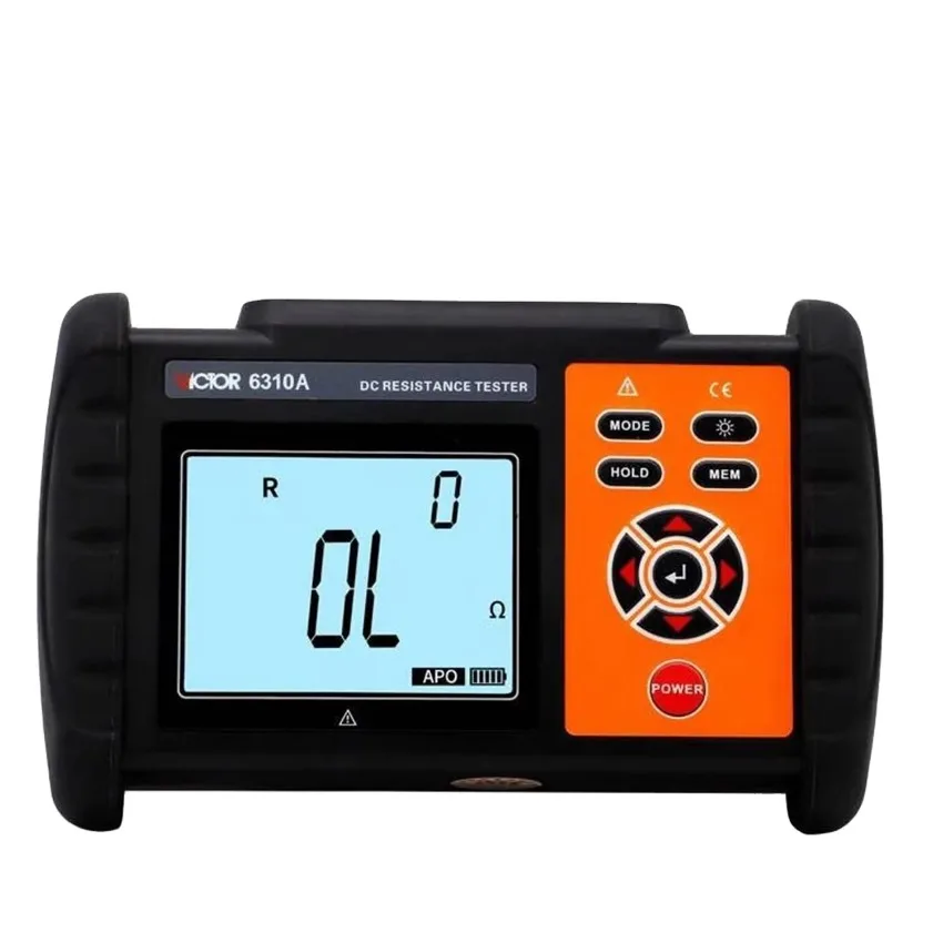 

Лидер продаж 2025, VICTOR 6310A, тестер низкого сопротивления постоянного тока, микроомметр постоянного тока, тестер сопротивления контактного сопротивления LS