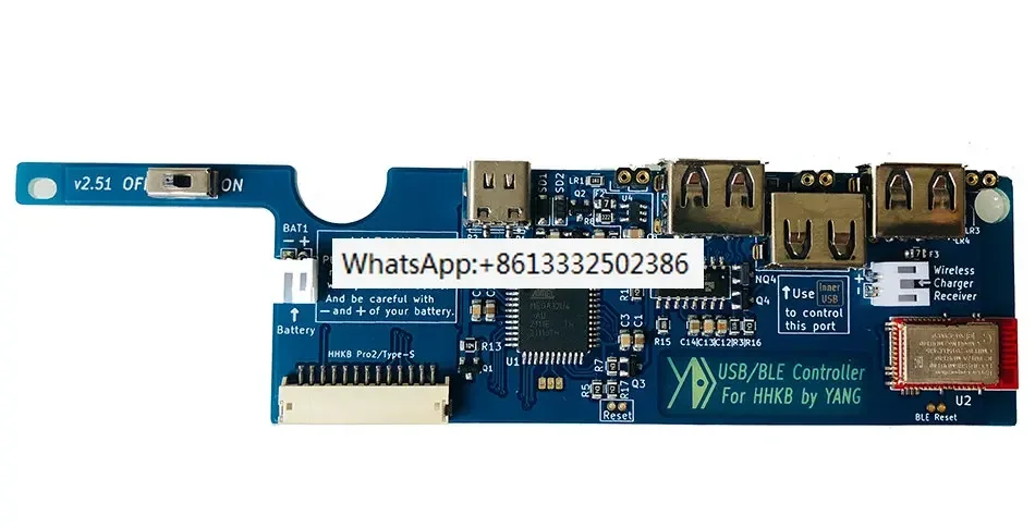 YDKB السعة الكهروستاتيكية إلى بلوتوث لاسلكي BLE BT ثنائي الوضع للتحكم الرئيسي غير لوحة المفاتيح مناسبة لسلسلة HHKB Pro2 #1