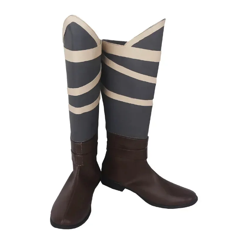 

NewGame Genshin Impact обувь для косплея Kaedehara Kazuha Archireno сапоги служанки индивидуальный реквизит для вечеринки в честь Хэллоуина 2025