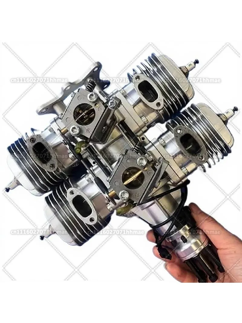 Gold seller DLE120T4 DLE 120-T4 Engine 120T4 120CC T4 Radial Amount Four-Cylinder Two Side Exhaust Natural Air Cool Dis 1