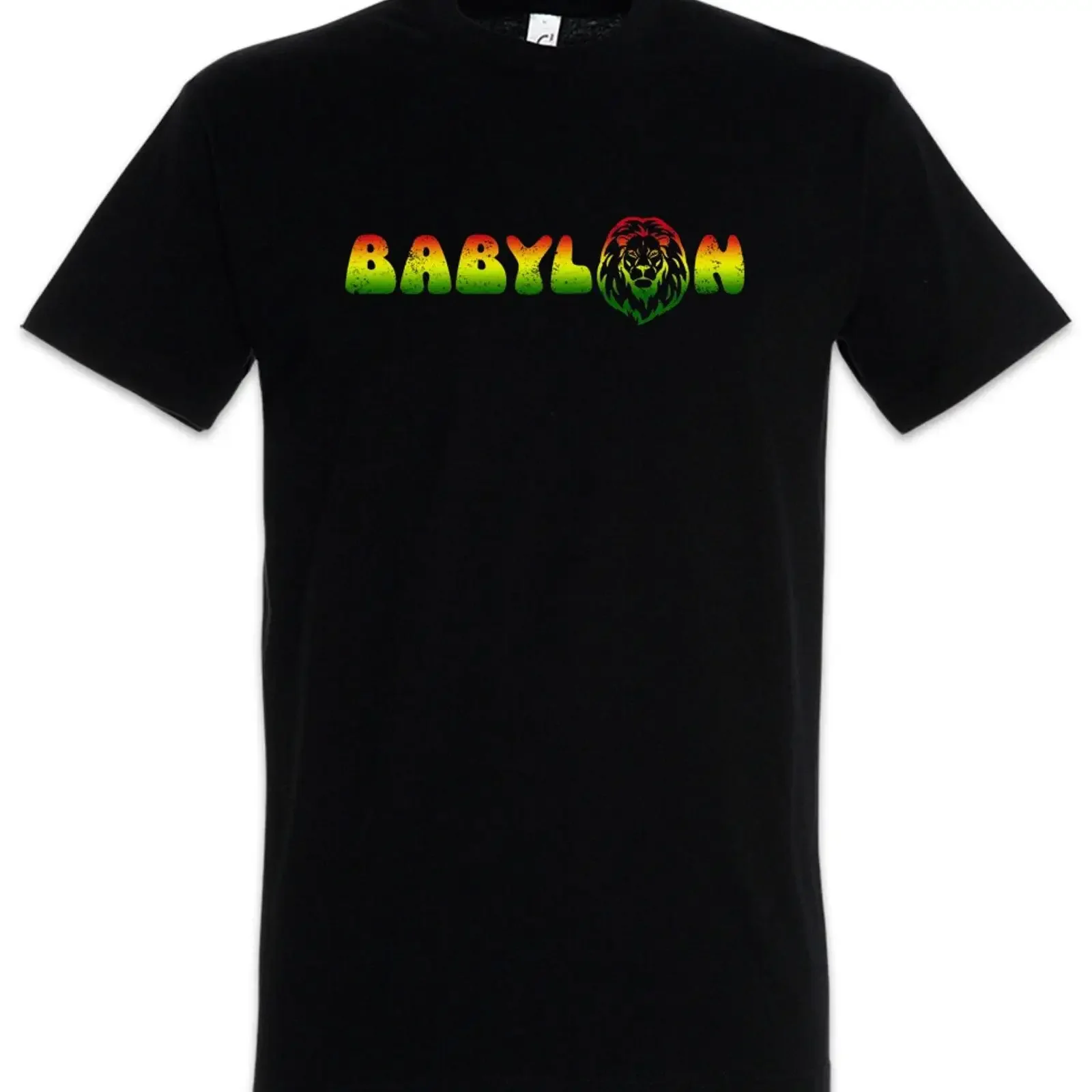 Babylon I T Shirt Rasta Reggae Irie Ska Jamaica Africa Rastafari Ethiopia vintage Washed Casual streetwear Stylish Breathable