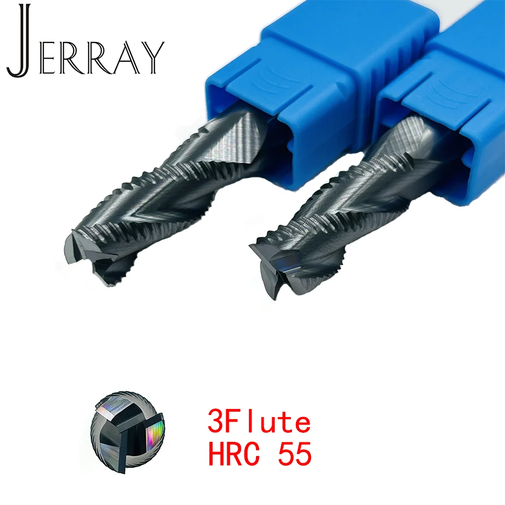 Imagem -03 - Desbaste End Mills Fresas Flautas Ferramentas Ásperas Cnc Carbide Router Bits D416 mm Hrc55