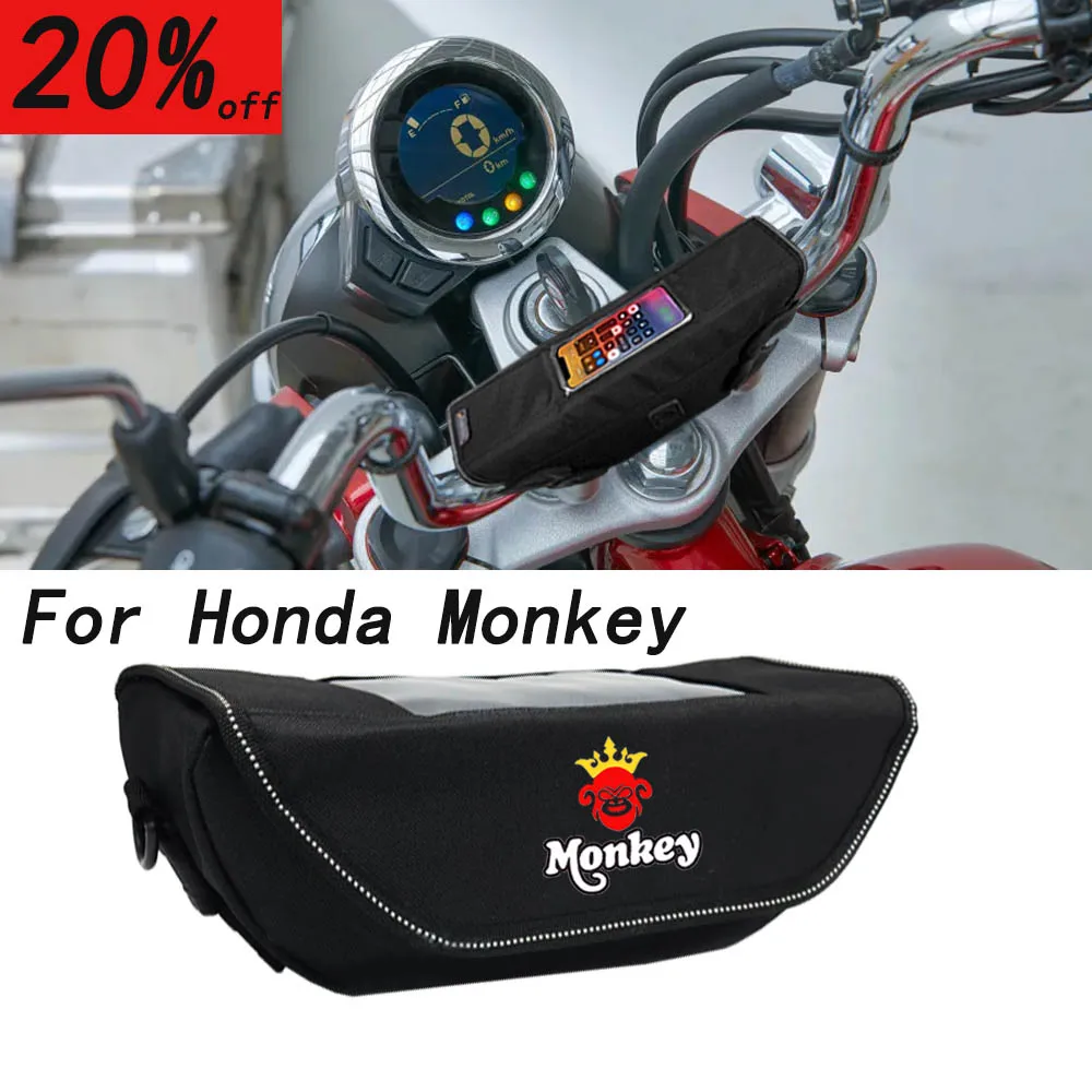 For Honda Monkey 125 125z Motorcycle accessory  Waterproof And Dustproof Handlebar Storage Bag  navigation bag