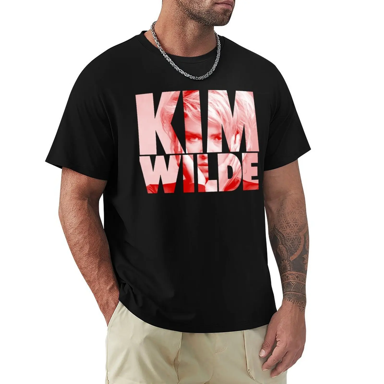 

Kim Wilde T-Shirt graphic t shirt vintage sweat kawaii clothes anime clothes slim fit t shirts for men