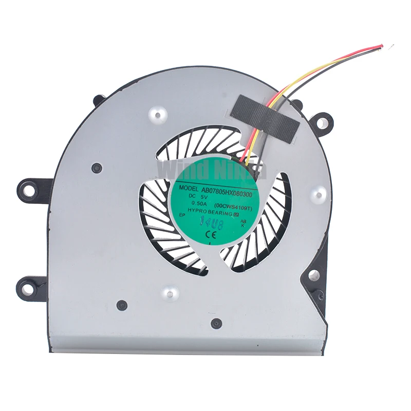 AB07805HX080300 00CWS4109T DC5V 0.50A Centrifugal Cooling Fan for Computer CPU GPU - High Performance Desktop PC Fan