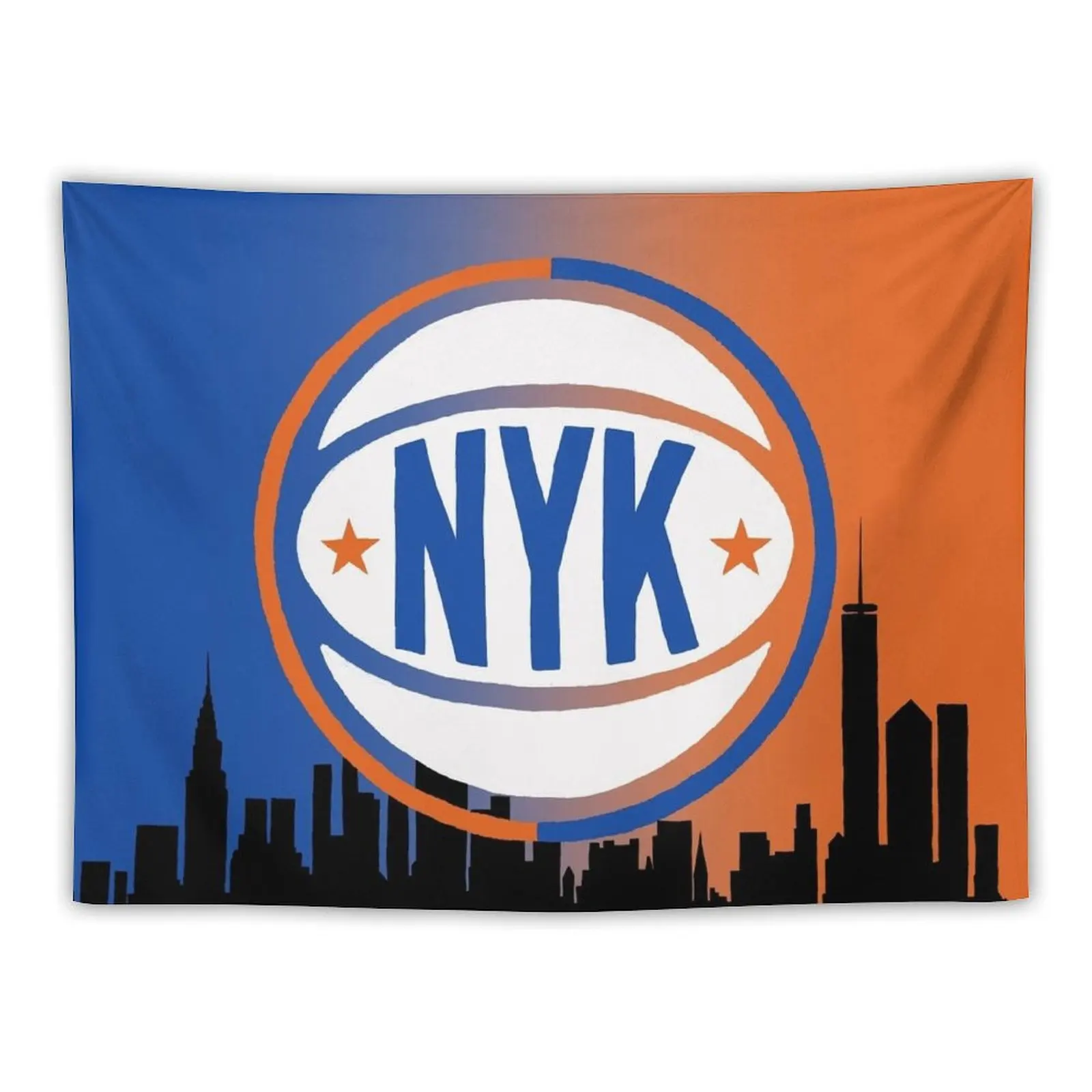 Retro New York Basketball Tapestry Outdoor Decoration Decoration Aesthetic Home Decoration Accessories Tapestry