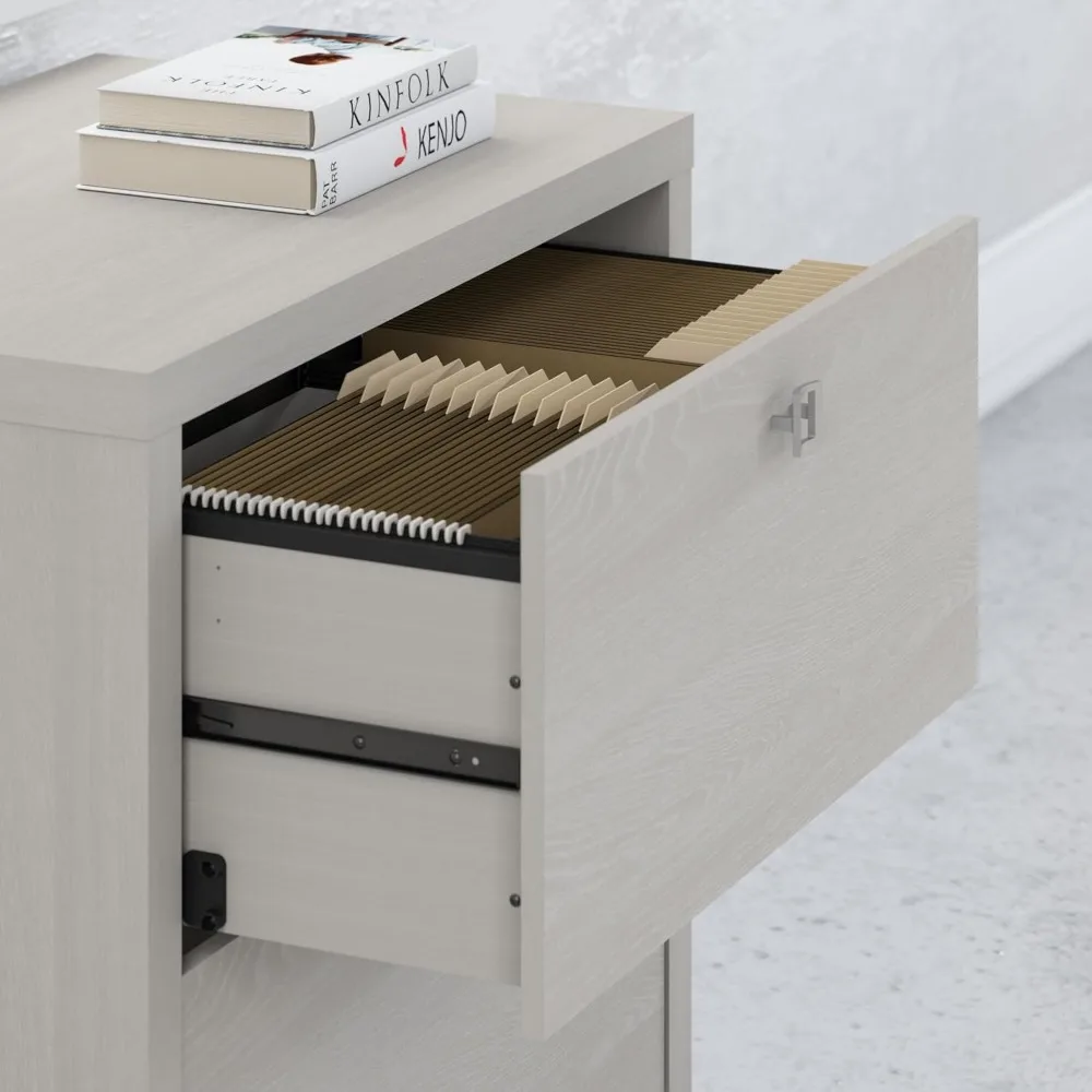 File Cabinet, 3-Drawer Mobile File Cabinet, File drawer opens on smooth full-extension ball bearing slides for an easy reach