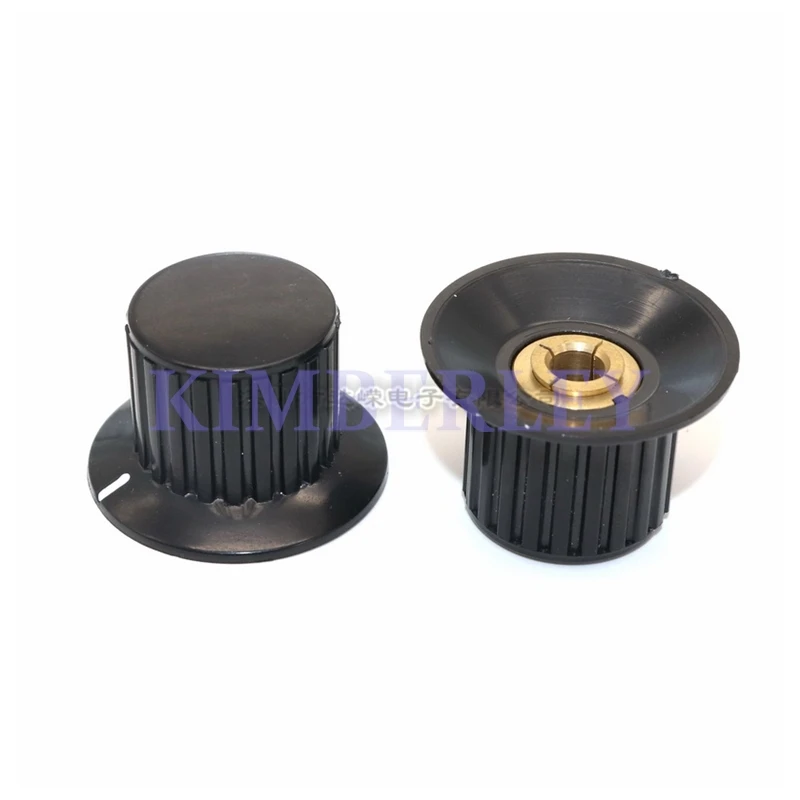 3PCS Knob Potentiometer Knob Instrument Instrument Knob Aperture 6MM Lock Screw Motor Knob Cap