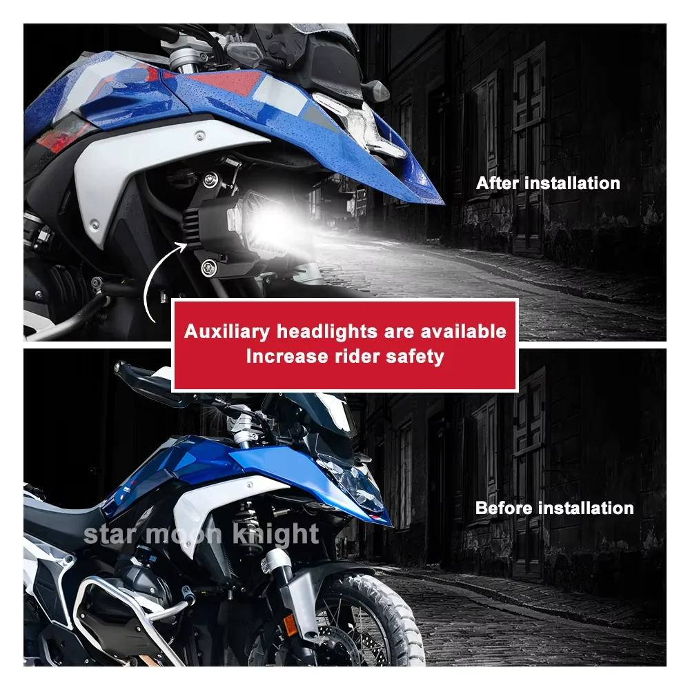 For BMW R1300GS R 1300GS R 1300 GS 2023- Motorcycle Accessories Fog Lights Auxiliary Brackets Driving Lamp Spotlight Bracket