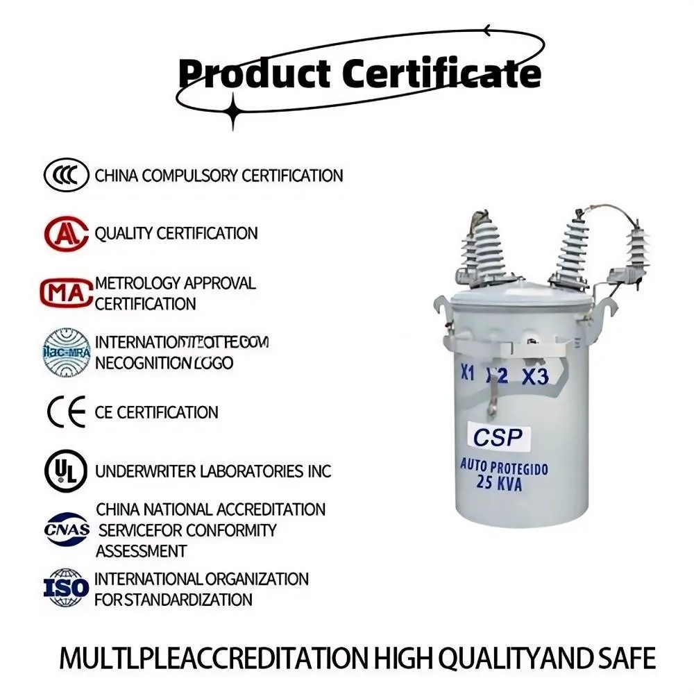 ANSI Standard 50/60HZ 10KV 20KV 35KV Single Phase Pole Mounted 15KVA Oil Immersed Transformer For Electric Power Distribution