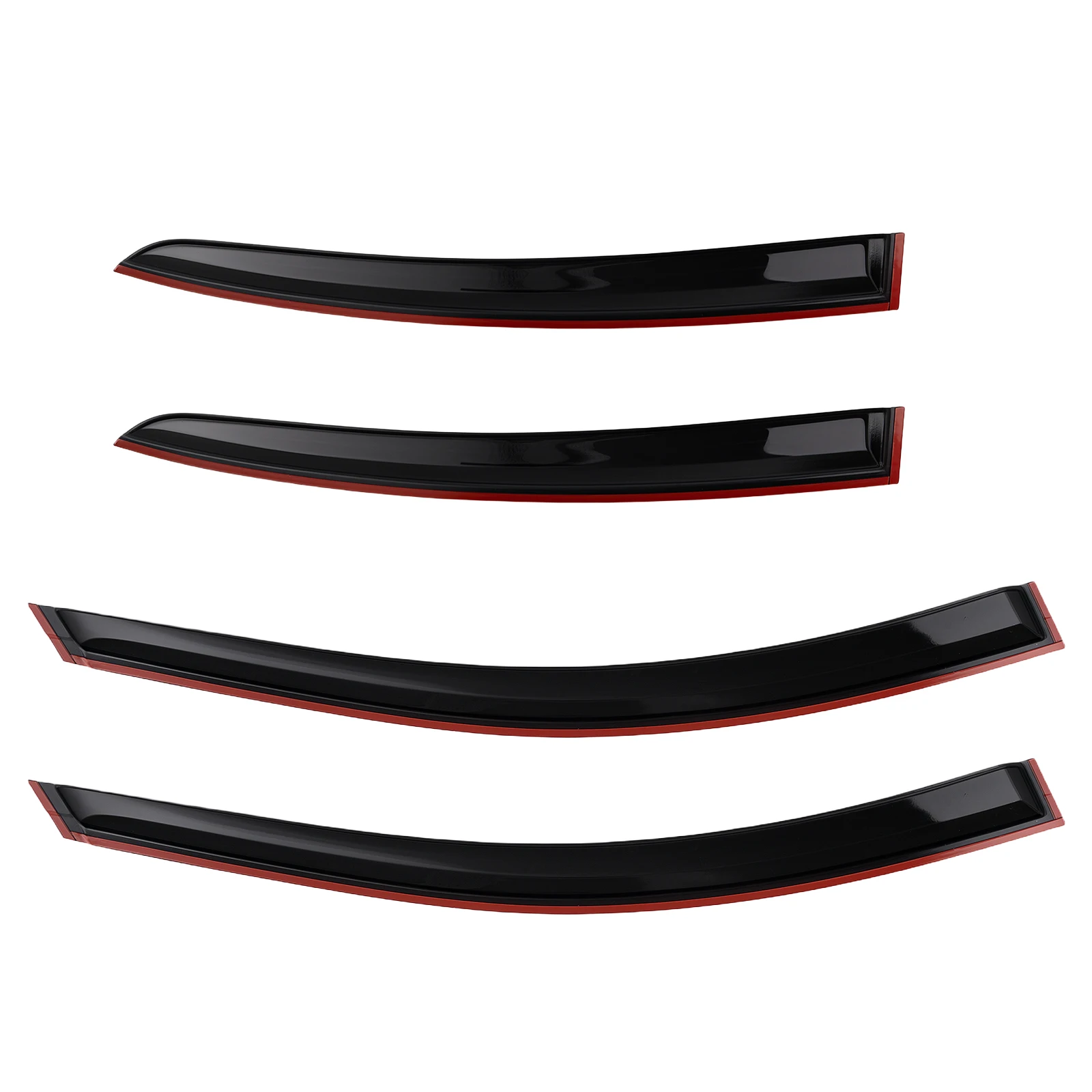 

Дефлекторы окон (ветровики) для Chevrolet Cruze 2011-2015, комплект из 4 шт., черные