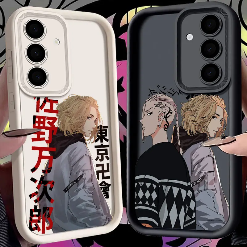 Tokyo Revengers S24FE Phone Case For Samsung Galaxy S24 S23 S21 S20 Fe S25 Ultra S22 Plus 5G Back Cover Keisuke Baji Sano Anime