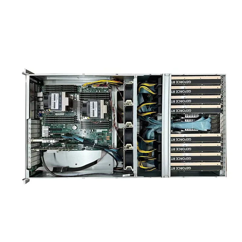 SQ482-GPU EPYC Jedno-gniazdowy/Dwugniazdowy Barebone System Workstation Serwer AI Deep Learning Rackmount Tower Dostępny od ręki