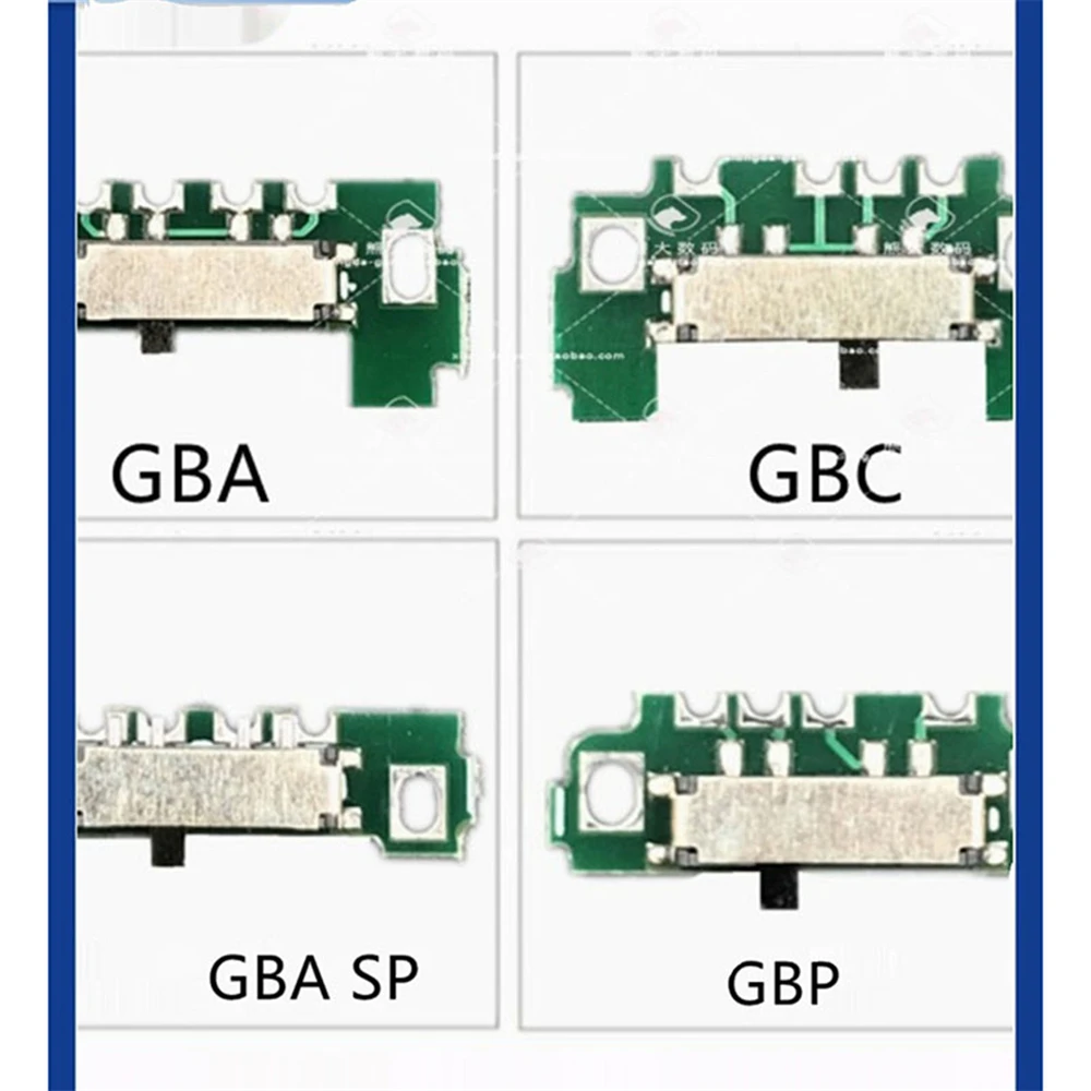 GBC/GBP Slide Power Switch Board On/Off Key Repair Parts