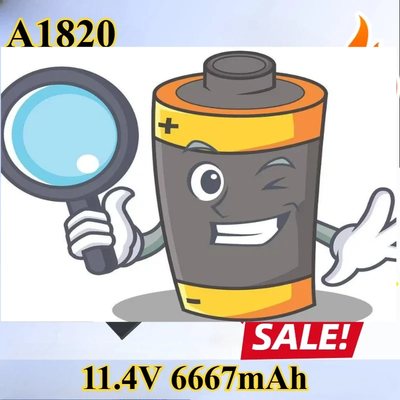 

A1820 Laptop Battery for APPLE MACBOOK PRO 15" A1707 MLH32 H42 11.4V 6667mAh 76WH