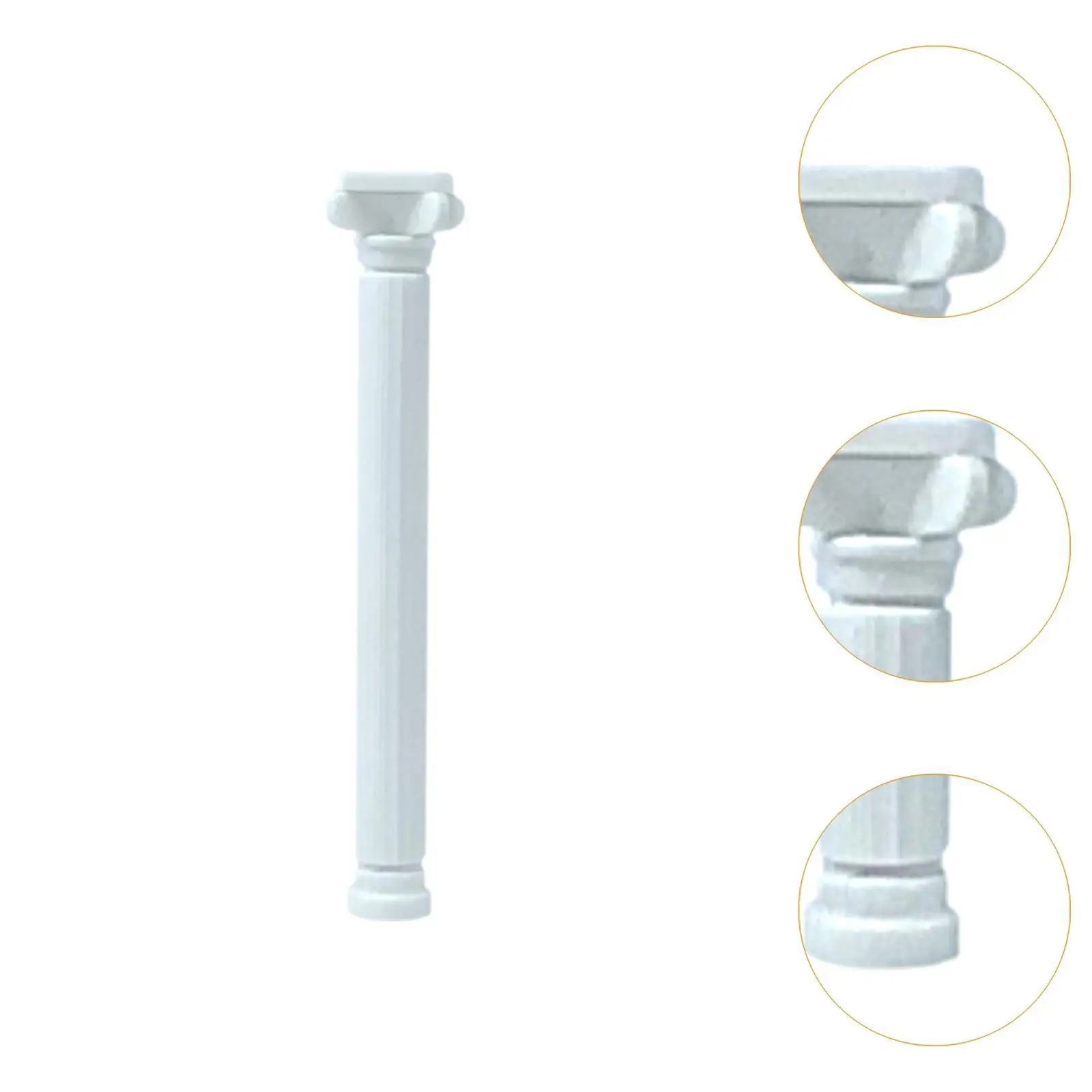 Verzameling van 6 Mini Romeinse kolommen Griekse beelden voor evenementendecoratie