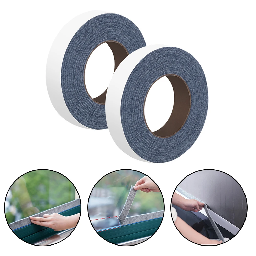 2 Rolls Window Anti-condensation Strips Absorb Water And Keep Dry Non-woven Fabrics Window Glass Anti Absorbent Tape ﻿Sticker