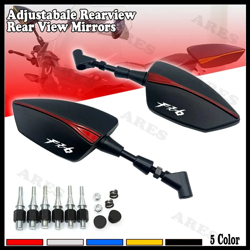 

Для YAMAHA FZ6 FZ6N FZ6S FZ6R FAZER S2 мотоциклетные регулируемые боковые зеркала заднего вида универсальный задний вид