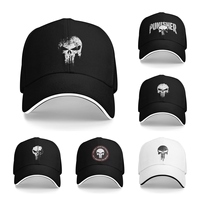 Gothic Skull Movie Baseball Cap Sandwich Hats Unisex Adjustable Dad Hat Sport Hat God Will Judge Ourenemies We Will Arrange