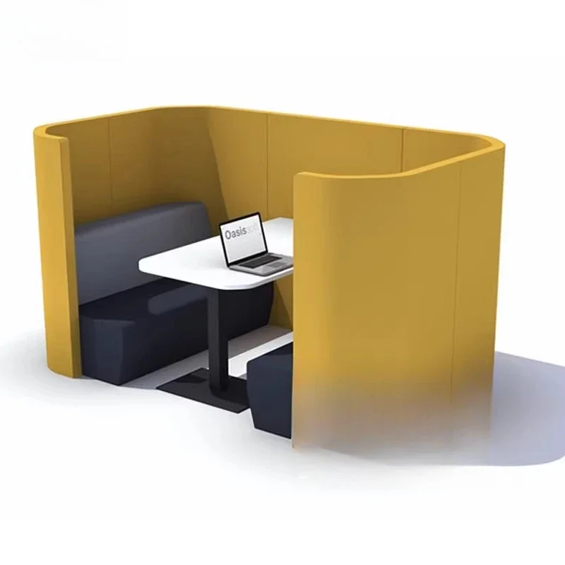 

Modern booth office high-back double sofa negotiation combination designer leisure area reception high-back sofa