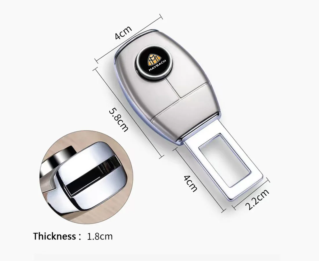 1pcs Car Accessories auto Seat Belt Extender Seat Lock Conversion Plug For Mercedes Maybach S400 S500 S600 S680 GLS600 GLS480