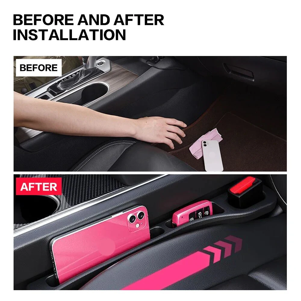 2Pcs Car Seat Gap Filler Various Vehicle Models Anti-Drop Trim For Honda Civic XR-V HR-V City Accord Odyssey Spirior CRV Jazz view 4