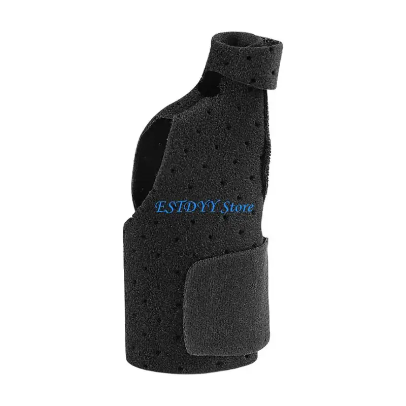 G6DE Flexible Wrist Stabiliser Finger Splint Sleeve For Gym Workouts Outdoor Sports