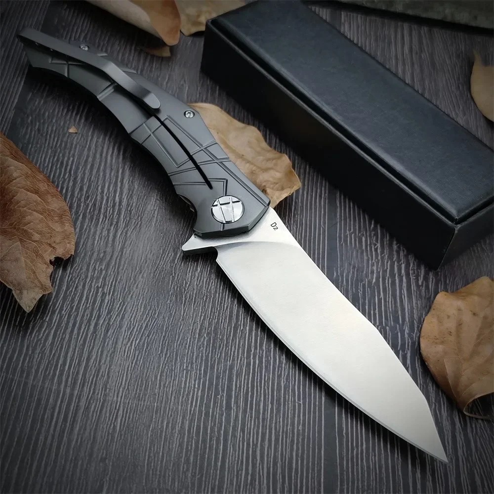 

Тактический складной нож с шарикоподшипником Flipper D2, лезвие G10, ручка, ножи для кемпинга, охоты, пешего туризма, карманные инструменты для выживания, EDC