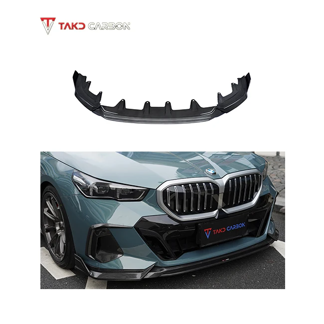 

G60 High Quality OEM Design Dry Carbon Fiber 3K Twill Car Accessories Front Bumper Lip for bmws 5 Series G60 2024-UP