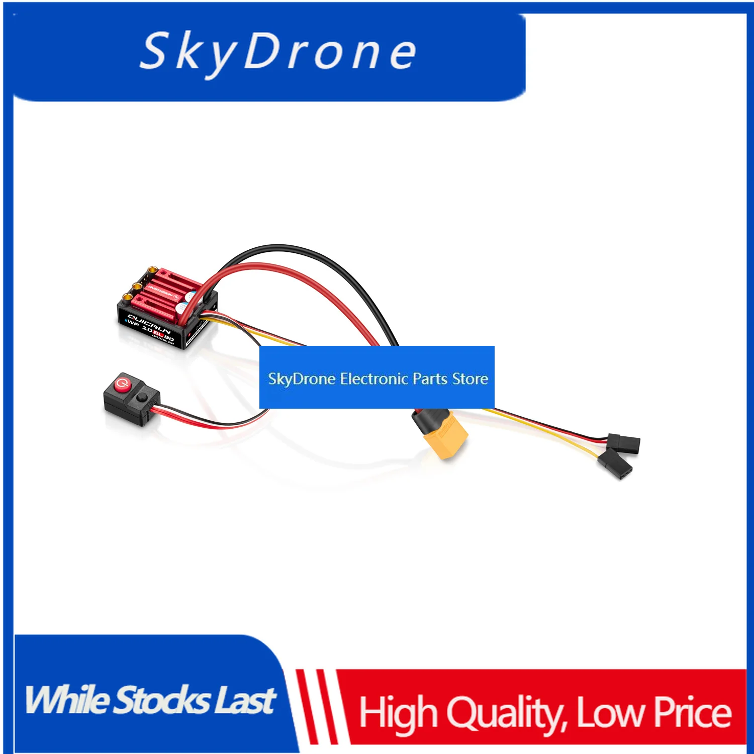 SkyDElHobbyWing QuicRun Outer 3530 SL 1700KV/2200KV Brushless Motor WP 10BL80 80A ESC for 1/10 RC Remote Control Climbing Crawle