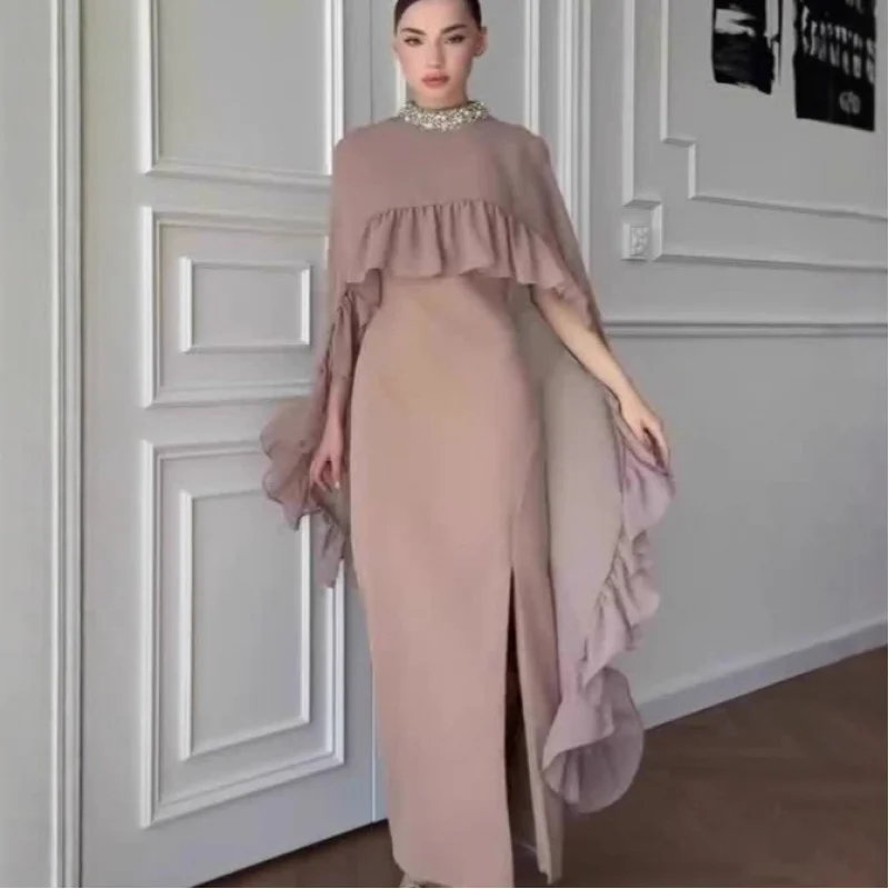 

2025New Autumn Elegant Luxury Sleeveless Long Dress Fashionable Women's Dress