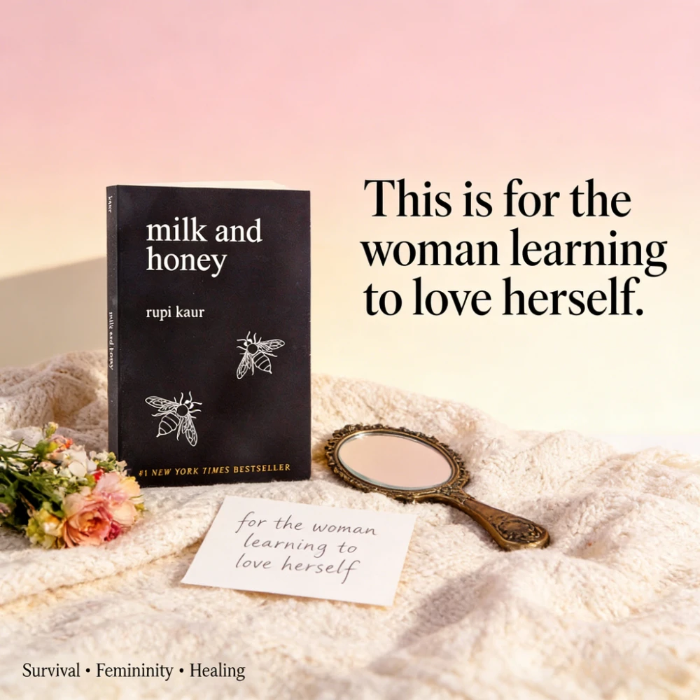 

Milk and Honey By Rupi Kaur | Healing & Emotional English Poetry Book for Self-Love & Growth